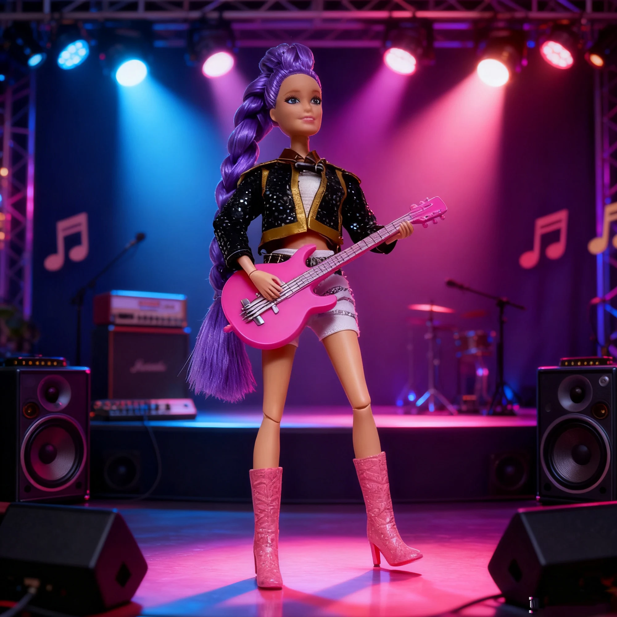 🎉 إصدار جديد! 🥳   مجموعة مجسمات Kpop Demon Hunters مكونة من 4 أنماط + "أضواء ملونة" - هدية عيد ميلاد لطيفة للأطفال والمعجبين