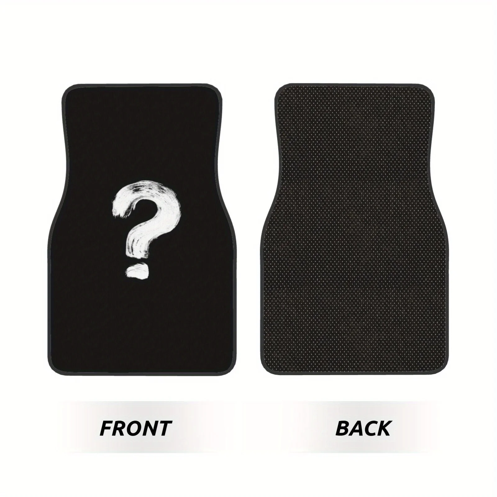 4pcs Set Of Car Floor Mats, Easy To Install, High-density Material With Stylish Prints, Durable And Washable, Suitable All Seas
