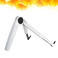 White Laptop Tablet Stand Holder Cooling Bracket Foldable Portable Cooling Stand for Notebook Cooler Desk Risers Work Home