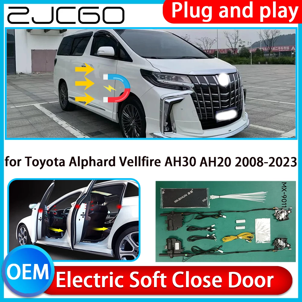 for Toyota Alphard Vellfire AH30 AH20 2008-2023 Auto Pull Car Soft Close Kit Door Power Latch Electric Door Catch Soft Closing