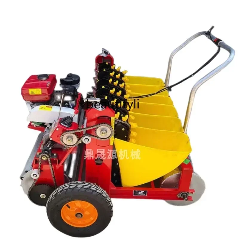 E132 Small electric garlic planter, new, self-propelled garlic planter Agricultural garlic planter