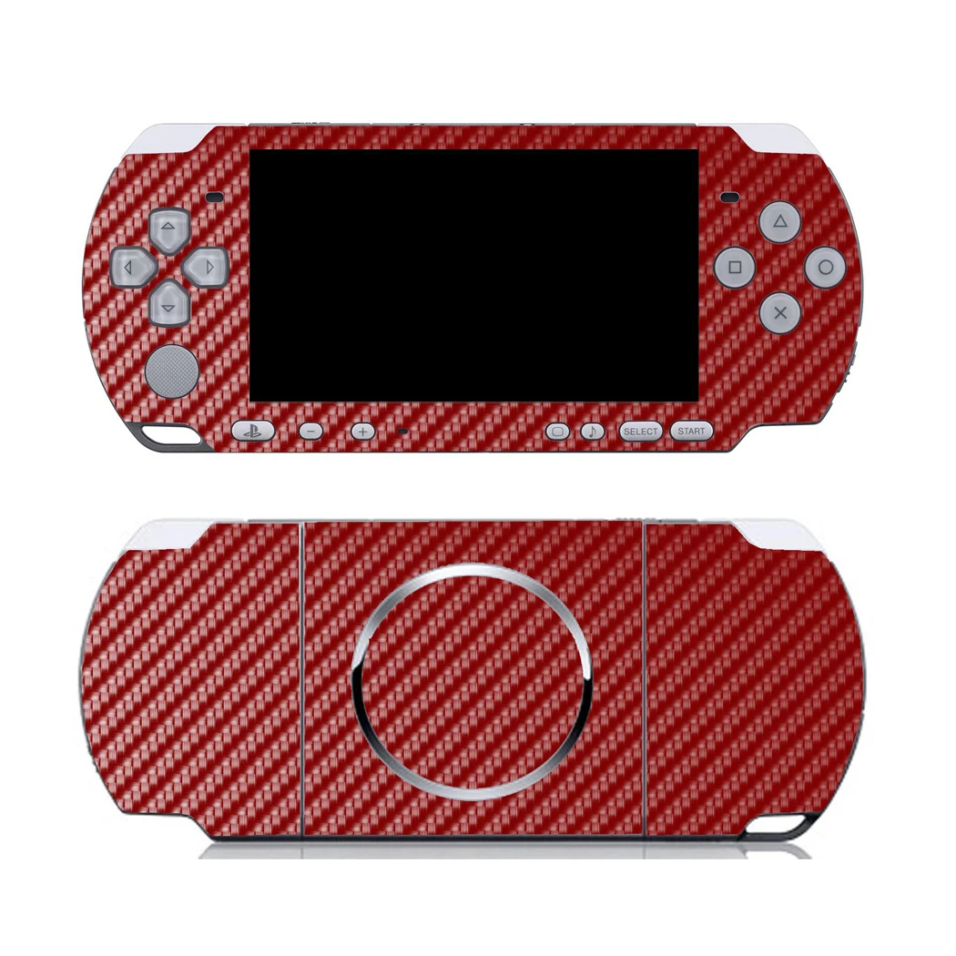 7 Colours Carbon Fiber Vinyl Skin Sticker Protector for Sony PSP 3000 Skins Stickers PSP3000