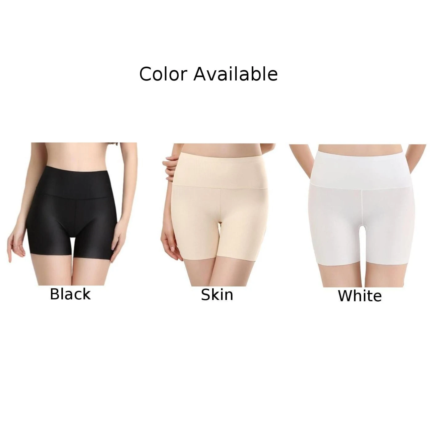 Underwear Safety Pants Girls Underwear High Waist Ice Silk Insurance Pants Leggings Panties Safety Shorts Pants - Image 5