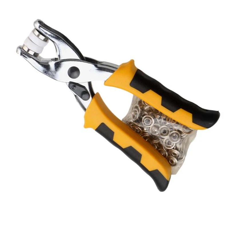 Manual tool combination Hand press buckle machine Household installation five claw button pliers