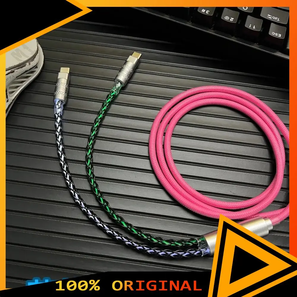 

8k Magnetic Control Lighting Supports Dual 1 in 2 Type-C Magnetic Axis Keyboard Cable Mechanical Keyboard Cable Usb to Type C
