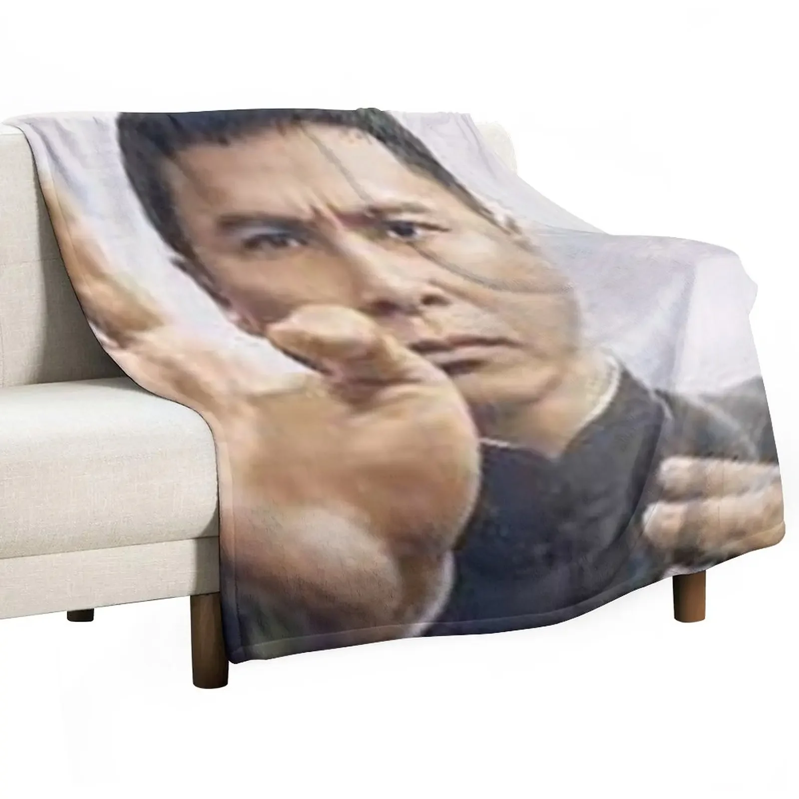 donnie yen Throw Blanket Stuffeds blankets ands bed plaid Single Blankets