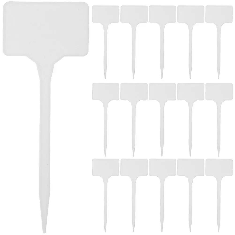 30Pcs Plastic Plant Labels Garden Markers for Indoor Outdoor Flower Beds Pots Succulents Nursery Greenhouse Tree Identification