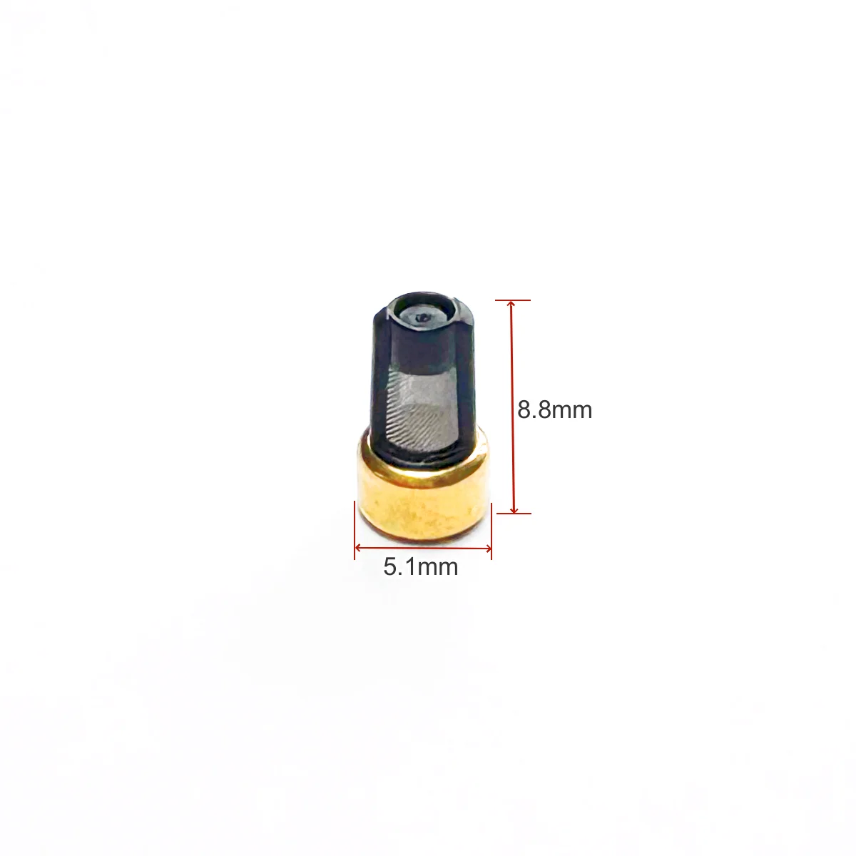 Gran oferta, filtro de Metal de inyector de combustible de tamaño 5,1mm de cobre para 04E906036G para AUDI GOLF T-ROC A3 1,5 16V TFSI 16-19 MK7 DADA