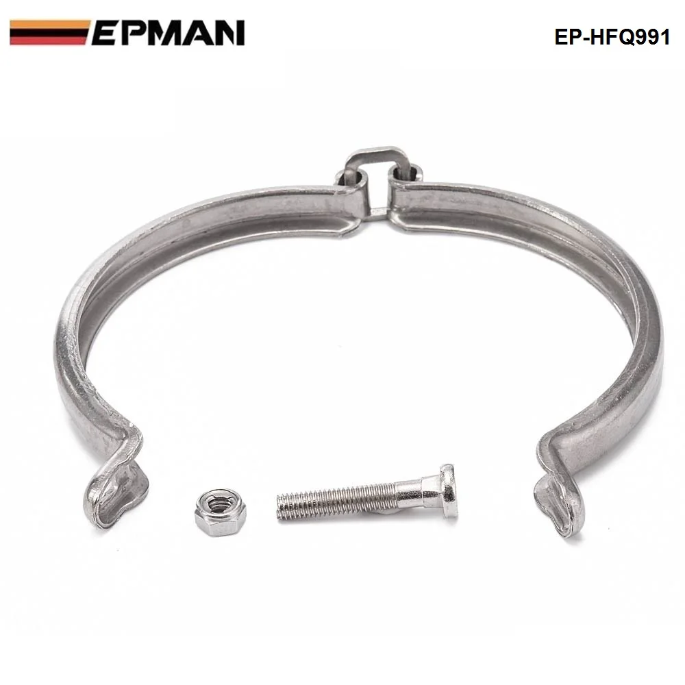 EPMAN Turbocharger Turbo V-band Clamp Set 99.1mm For Mitsubishi TD07 6D16 49187-01021 EP-HFQ991