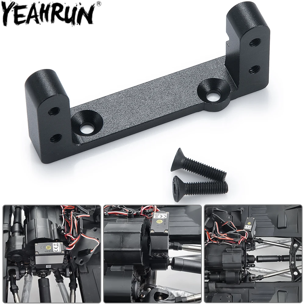 

YEAHRUN металлическое крепление сервопривода переключения передач для 1/6 RC гусеничного осевого SCX6 AXI05000, модель с дистанционным управлением, детали для обновления автомобиля