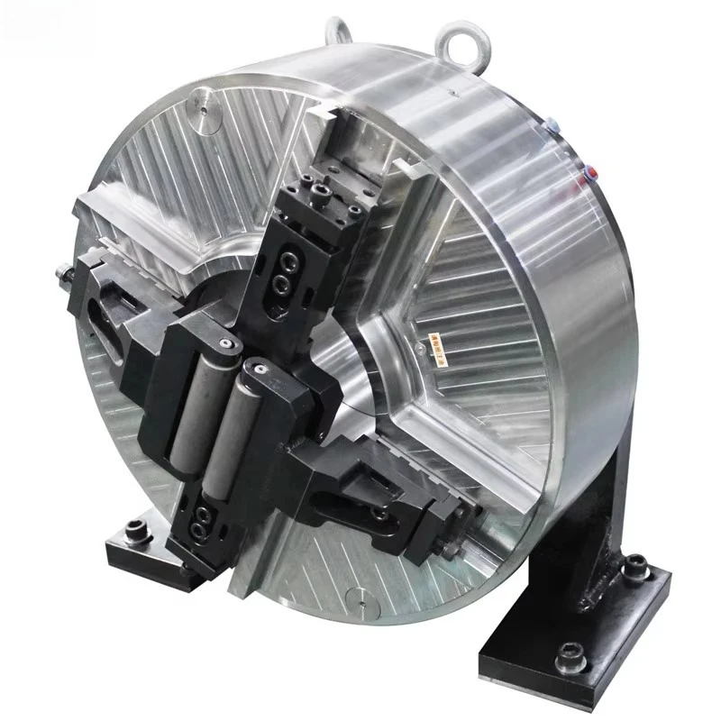 16 Years Experience 110mm Full Stroke Square Hole Latest Designed Rotary Main Lathe Chuck Of Laser Dedicated Pipe Cutter