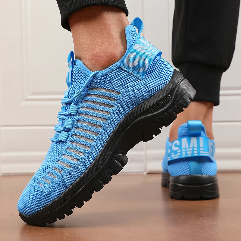 

ELUVA мужские повседневные кроссовки летняя дышащая спортивная обувь легкие уличные сетчатые кроссовки мужские беговые теннисные прогулочные туфли