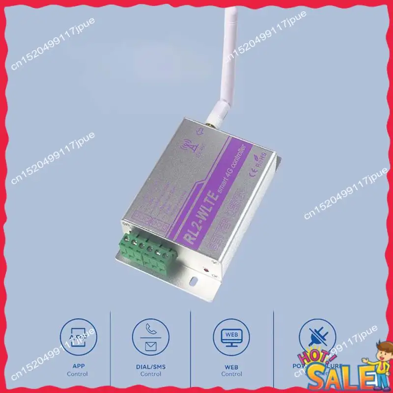 BOFO RL2 4G Smart Controller Relay Switch Timer SMS App Remote Control Home Appliance Door Gate Opener Controller-EU Plug