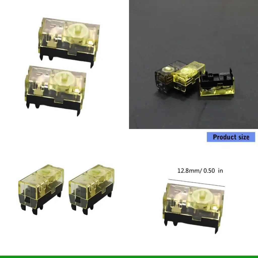 U55C 2Pcs Fast Responsive Opt Mouse Switches Featuring Light Microed Motion Technology For KONE AIR BURST