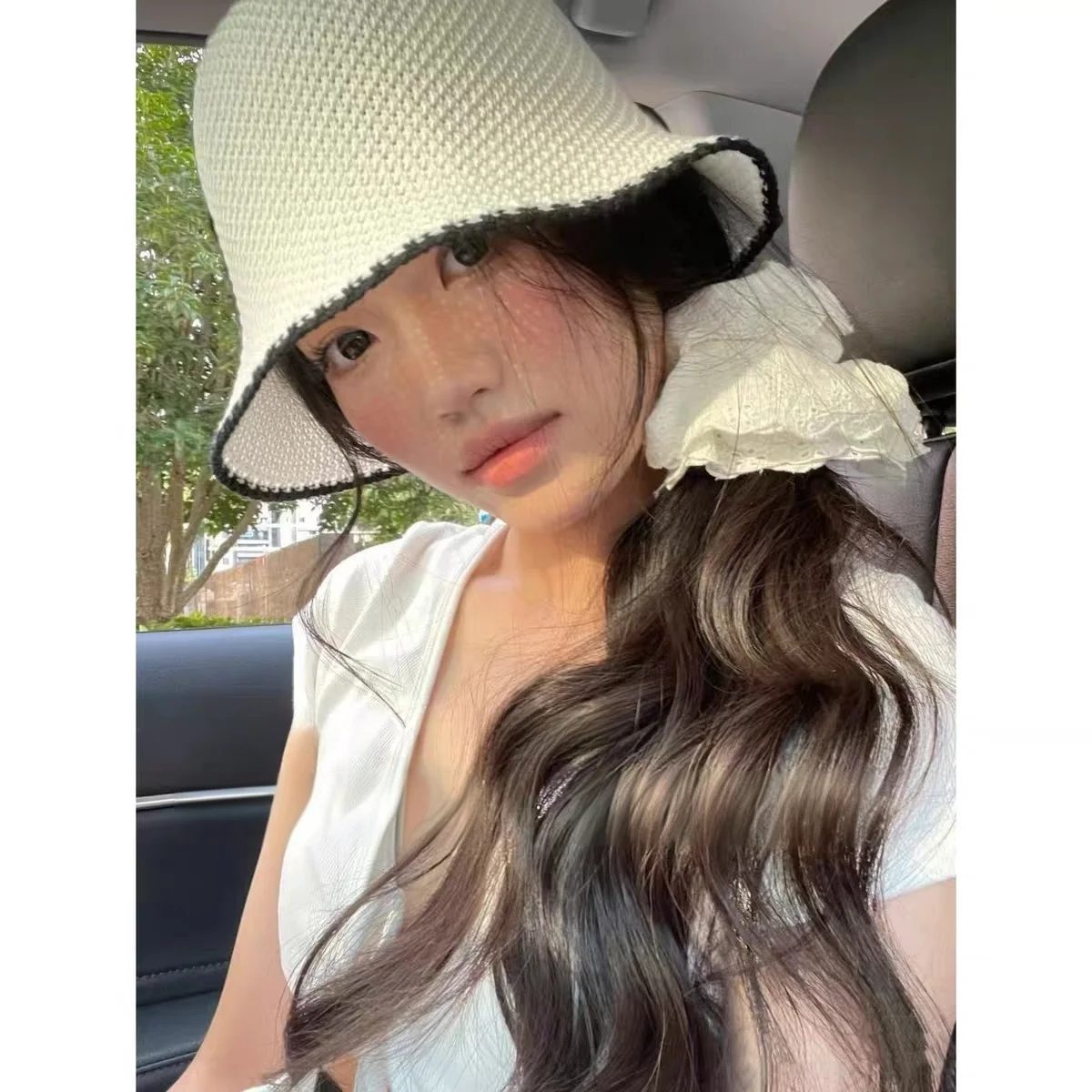 seynal-x-women's-straw-boater-hat-summer-sun-protection-woven-fisherman-cap-mesh-bowl-hat-spring-fashion-accessory