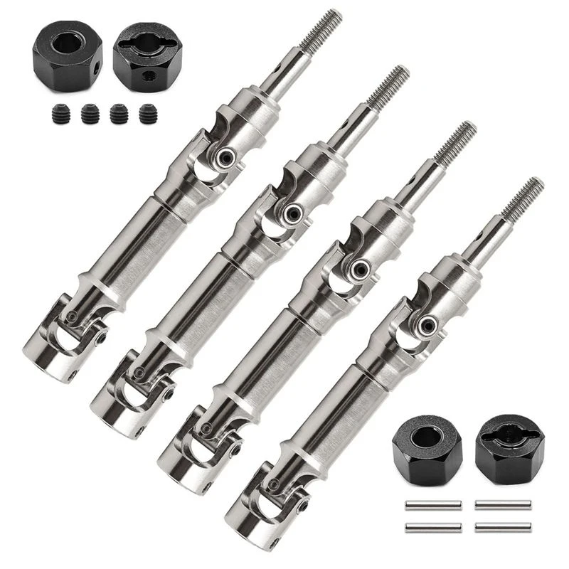 B05C-RC Car Upgrade CVD Front And Rear Universal Drive Shafts Kit For Traxxas Mini Maxx RC Car Accessories