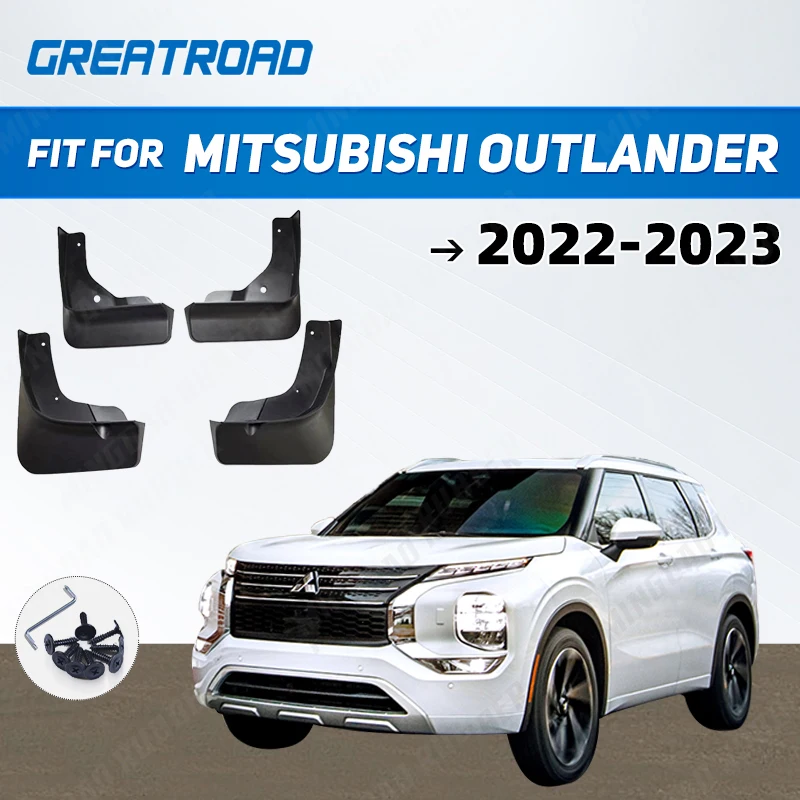 Car Mud Flaps For  Mitsubishi Outlander 2022-2023 Mudflaps Splash Guards Mud Flap Mudguards