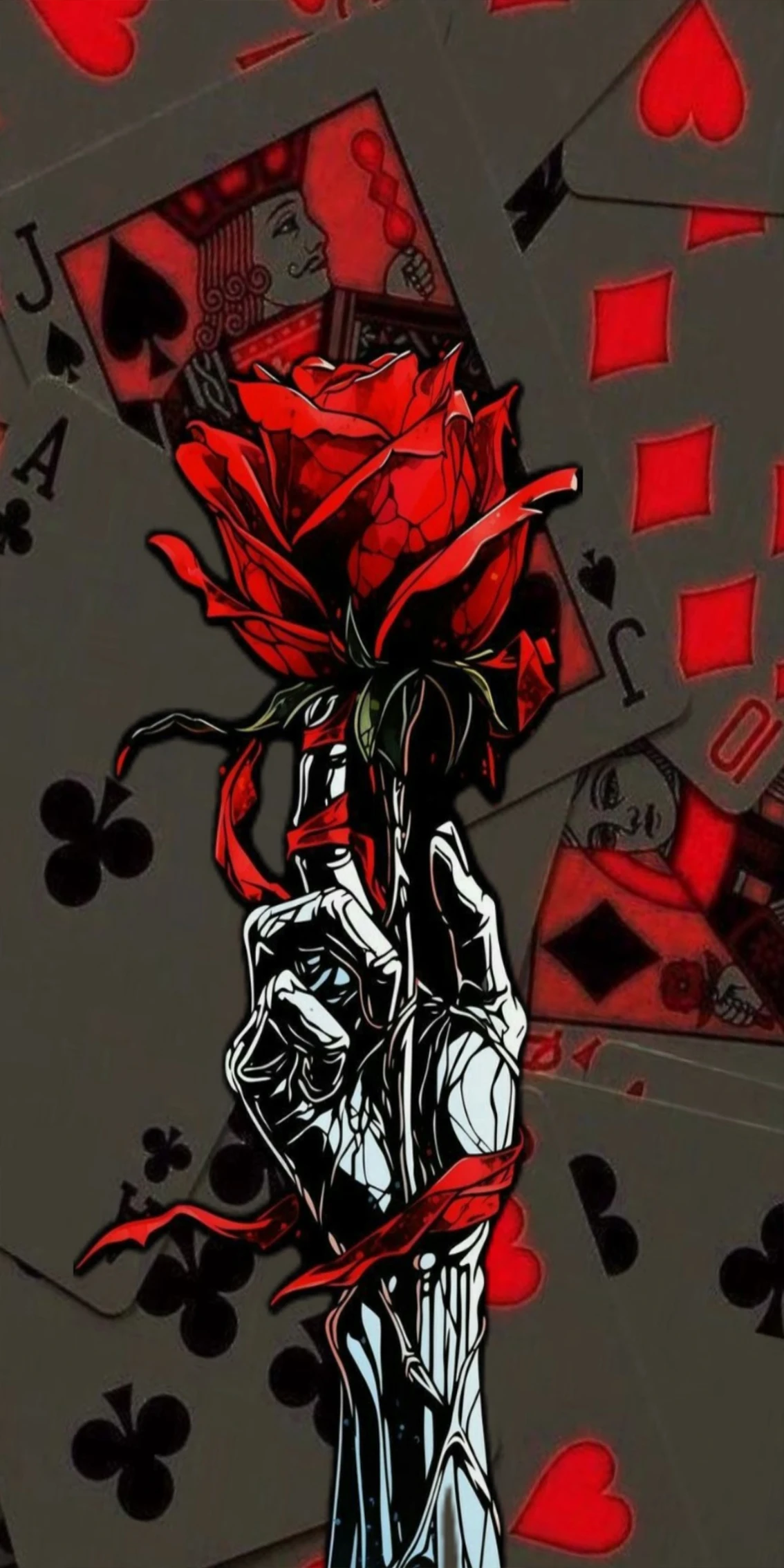 Electric Scooter Anti-slip Sticker Sandpaper Skateboard GripTape Sheet 60*30cm Rainbow Graffiti with a Red Rose Pattern