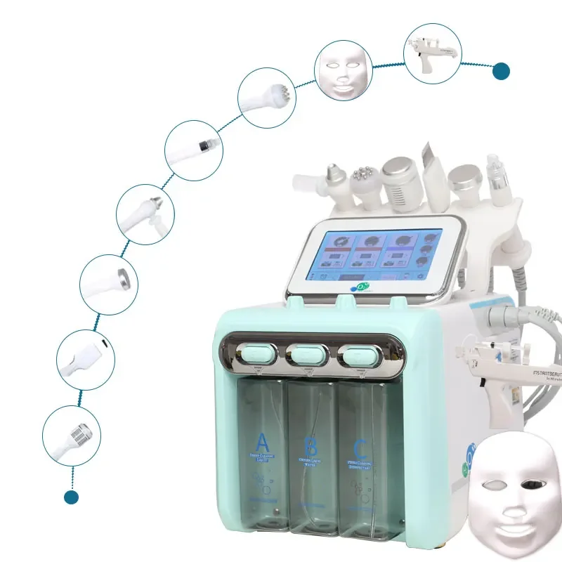 Portable Facial Machine Facial Cleaning 8 In 1 Hydrogen Oxygen Facial  Machine