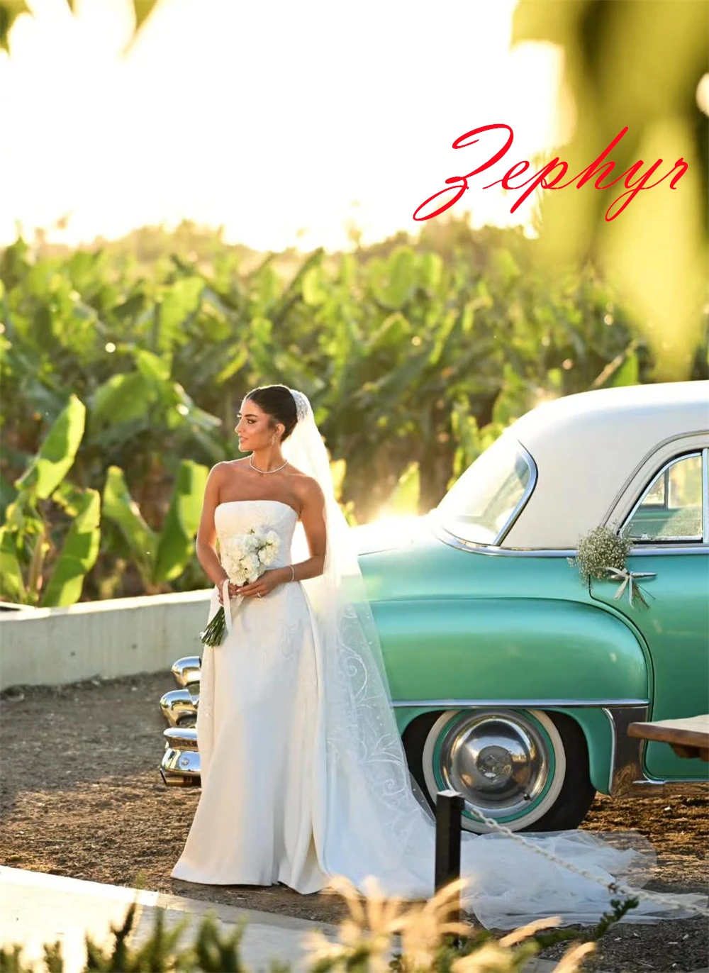 Изысканное свадебное платье из белого джерси по индивидуальному заказу, элегантное свадебное платье без бретелек без рукавов, платья с открытой спиной и шлейфом