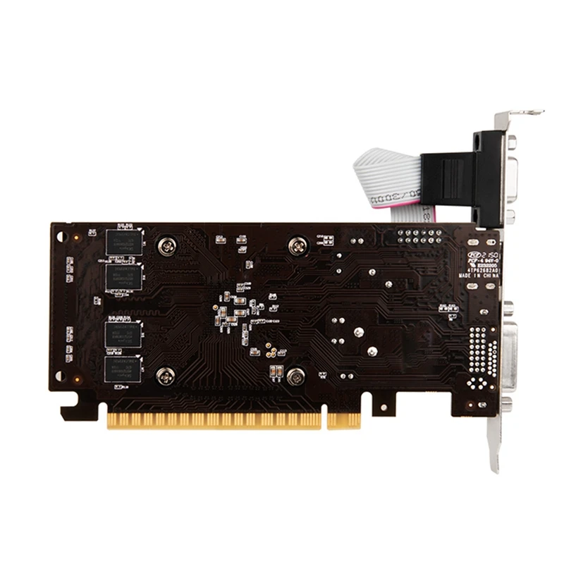 GT610 กราฟิกการ์ด DDR3 กราฟิกการ์ด PCI-E 16X - รองรับ + VGA + DVI เสียงต่ําสําหรับเดสก์ท็อปพีซี