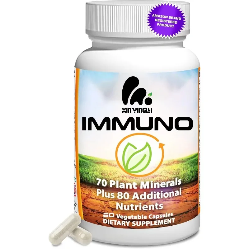 

70 растительных минералов, 13 витаминов и 68 других питательных веществ - добавки для поддержки иммунитета, 60 капсул