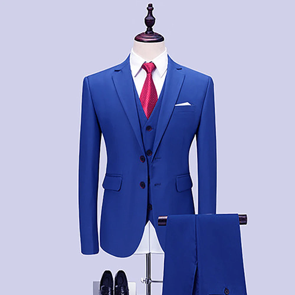 

Business suits in various colors (jacket, vest, pants), custom business suits, groom and groomsmen suits, wedding suits