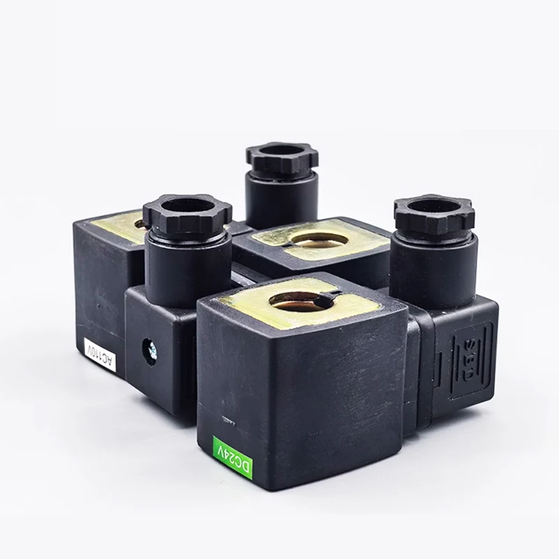 SBD domestic Parker type solenoid valve coil AC220VAC110VDC24V small hole 10 holes 14.8mm height 39mm