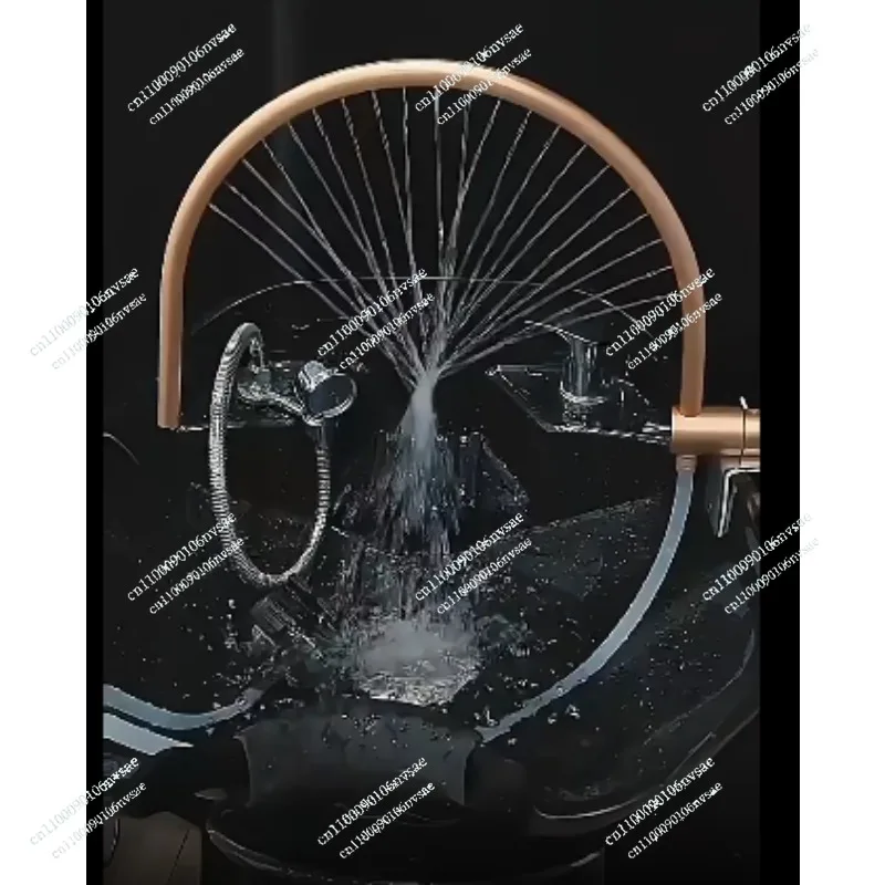 Flushing Hair Washing Bed Shower Head Therapy Device Hair Salon Head Spa Water Outlet Pump Supplies Massage Salon Equipment