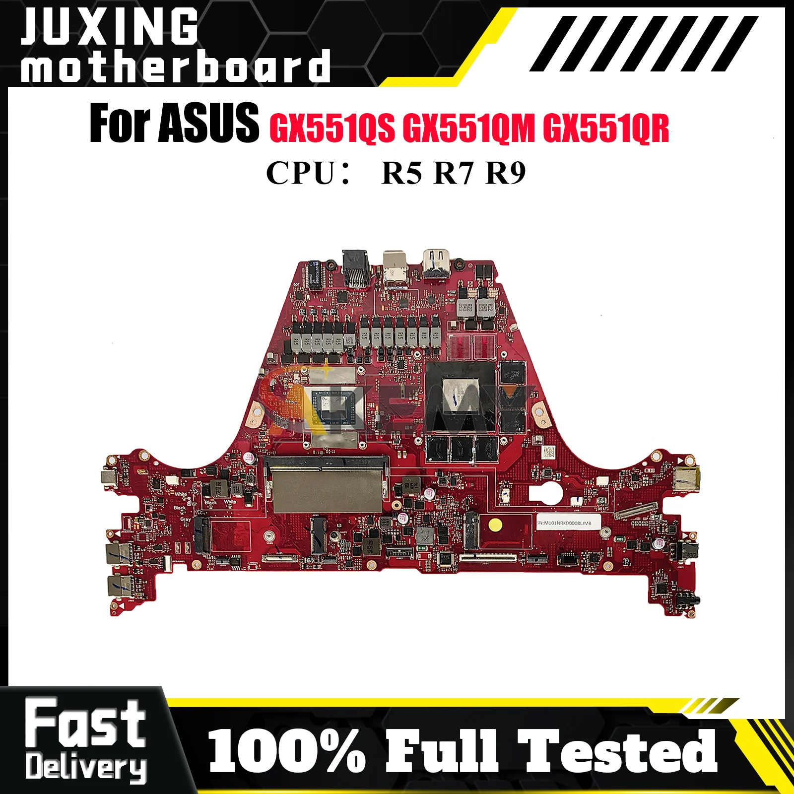 

GX551QS Laptop Motherboard For ASUS ROG Zephyrus Duo GX551Q GX551QM GX551QS GX551QR Mainboard W/ R5 R7 R9 CPU tests OK fast ship