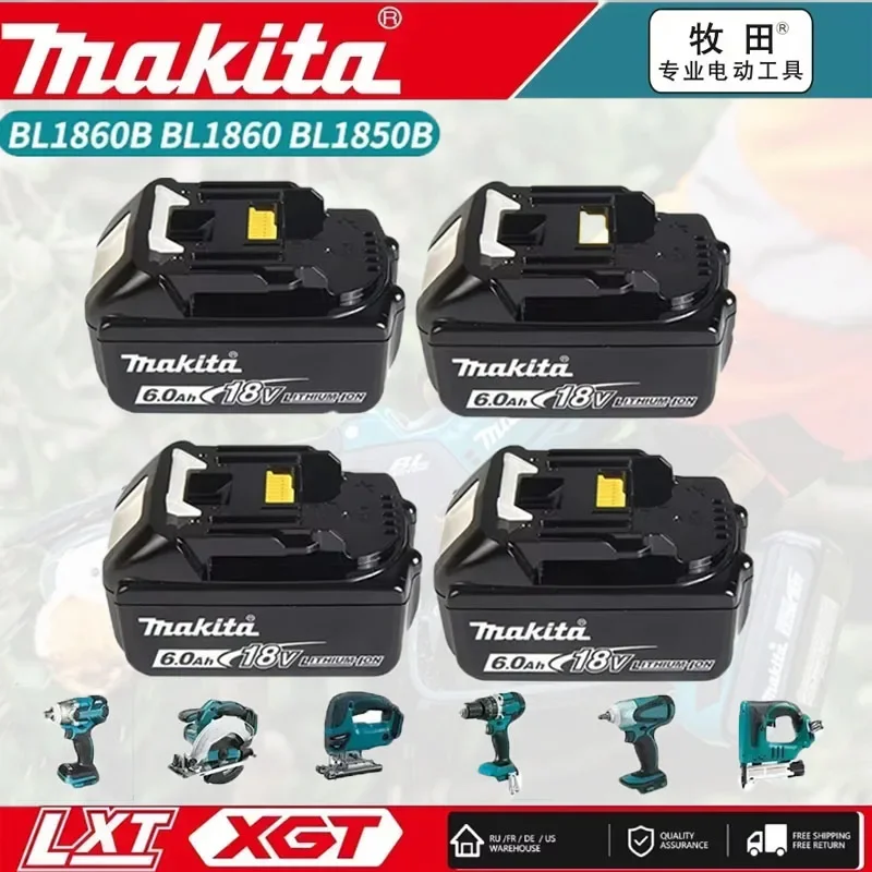 

Original Makita 6Ah/5Ah//3Ah for Makita 18V Battery BL1830B BL1850B BL1850 BL1840 BL1860 BL1815 Replacement Lithium Battery