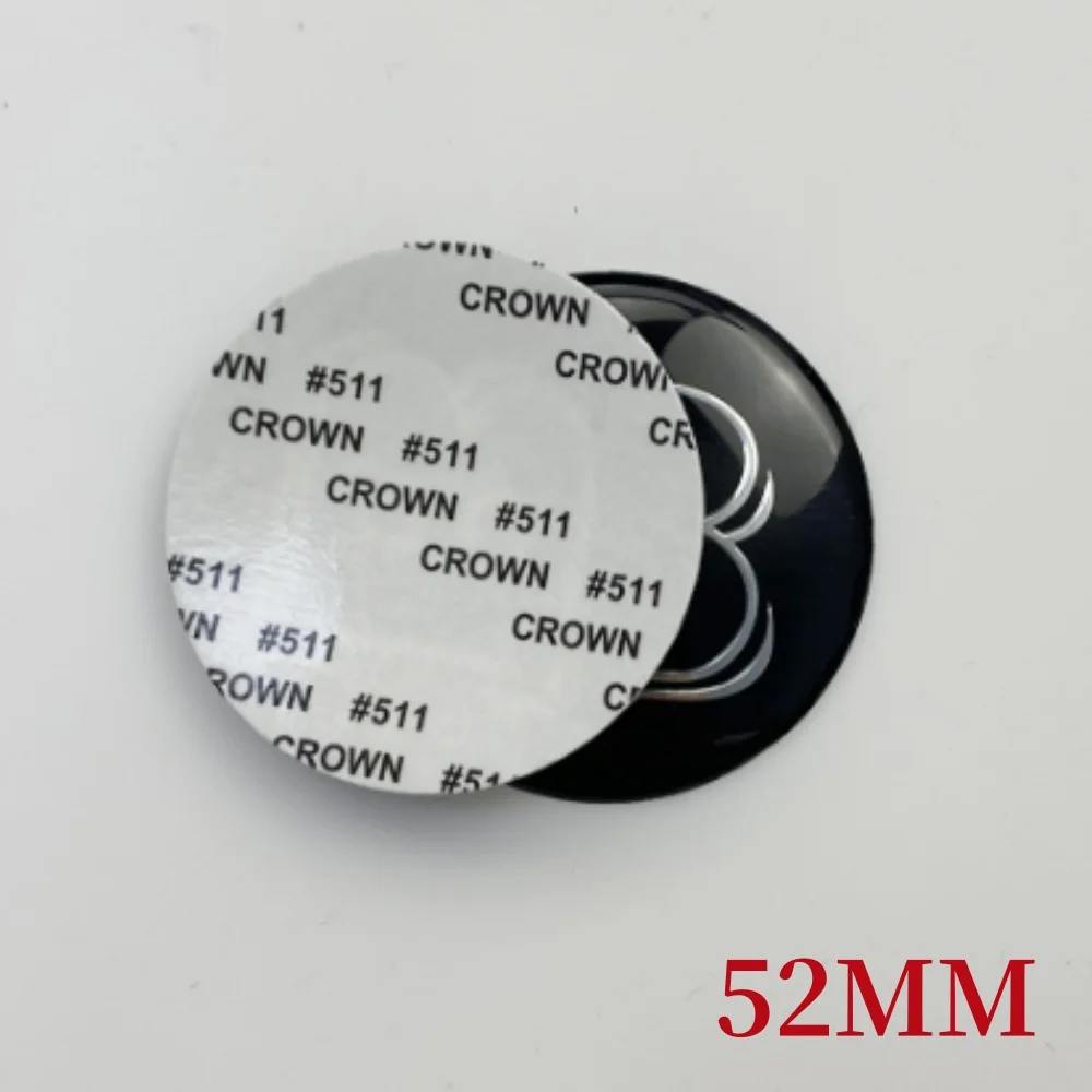 Novità per Mercedes Benz 52MM BRABUS Volante logo Emblema Adesivi Accessori auto di alta qualità