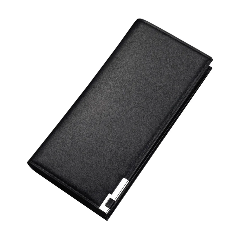 

Stylish Men Wallet Long Format Premium PU Wallet with Smooth Zipper Closure Spacious Interior for Cards Bills Coins