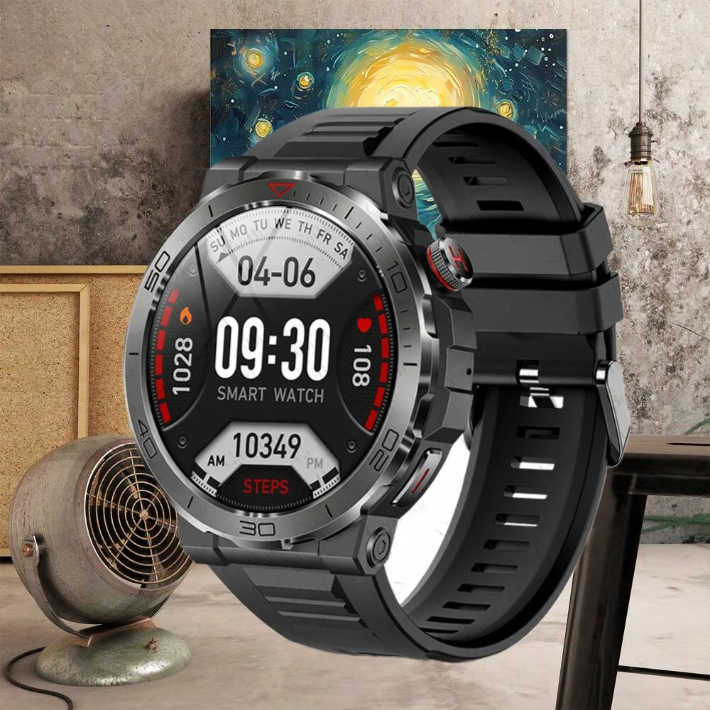 

2025 New GPS Outdoor Smartwatch Men's 1.43" AMOLED Sports Fitness 410 MAh Watch Bluetooth Call Waterproof Smart Watch for Men