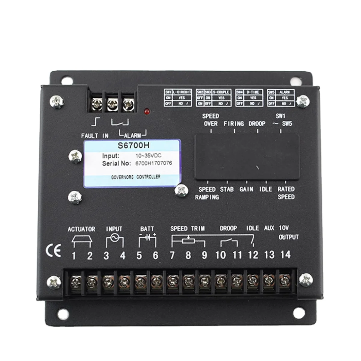 S6700H Generator Speed Controller diesels generator control board