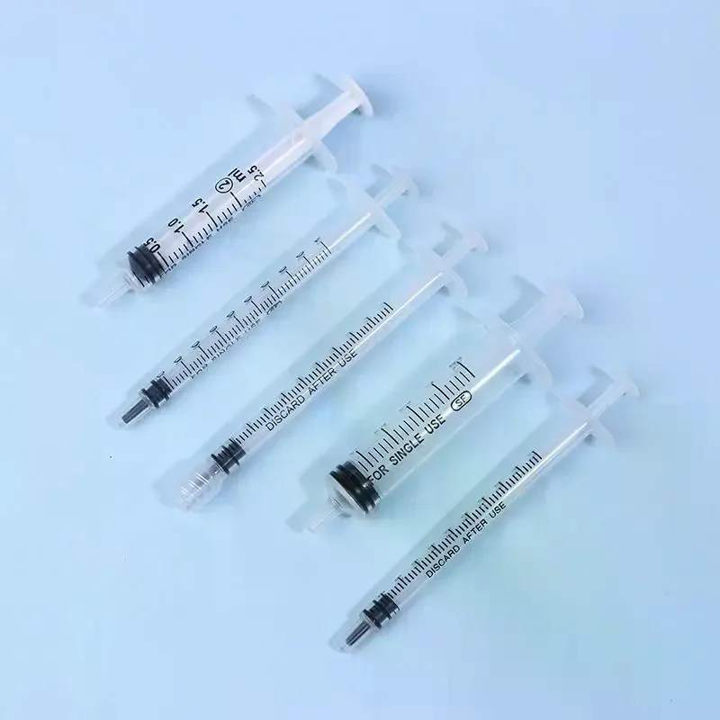 20pcs Luer Lock Syringes Without Needle, Individually Wrapped for Scientific Labs, Glue Applicator Disposable Lab Measuring Tool