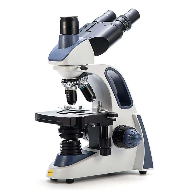 SWIFT-SW380T High Quality Trinocular Microscope Objective Lens with Eyepiece and C-Mount Dual-Purpose Adapter