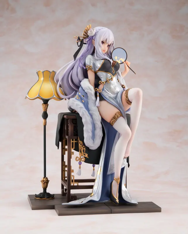 Re:Life In A Different World From Zero Emilia Rem girl Elegant Anime PVC Action Figure Toy Game Collectible Model Doll Gift