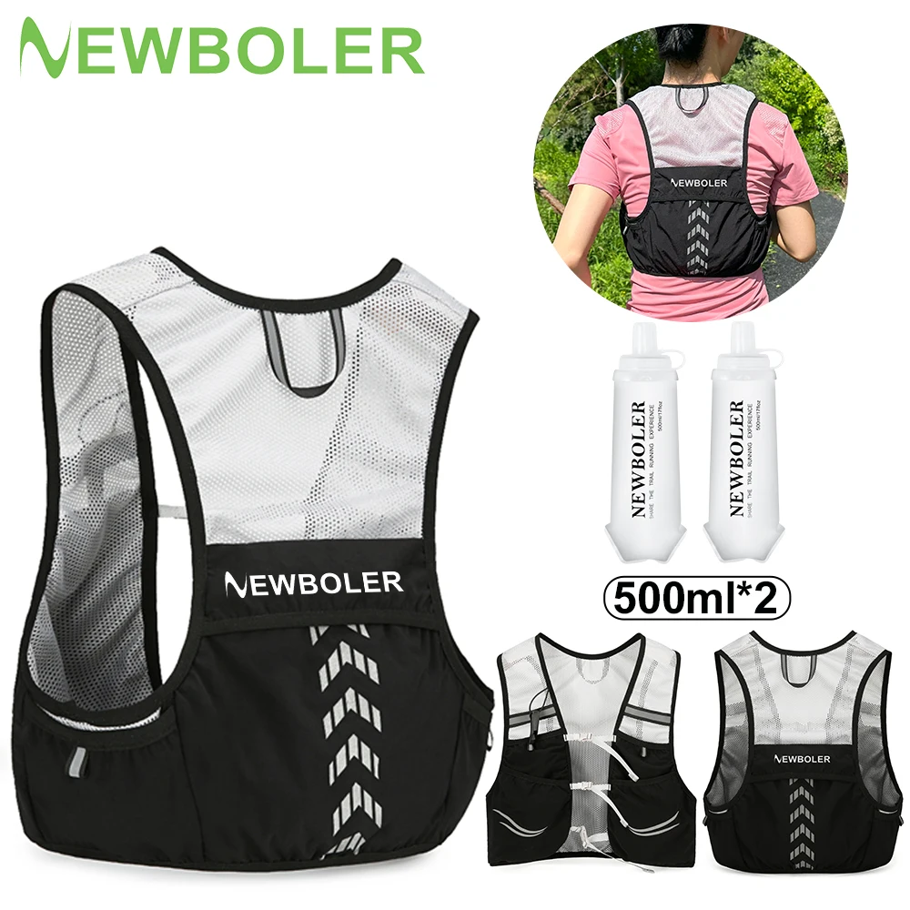 Outdoor Trail Running Backpack Ultralight Women Men Running Race Hydration Vest Marathon Bicycle Bag for Marathon Cycling Hikin