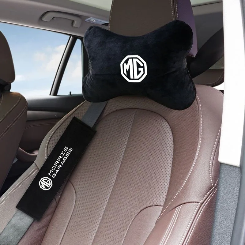 

Car Seat Headrest Neck Pillow Seat Belt Shoulder for MG Phev ZS MG3 MG5 MG6 MG7 Hector 350 3SW EZS MARVEL Auto Accessories