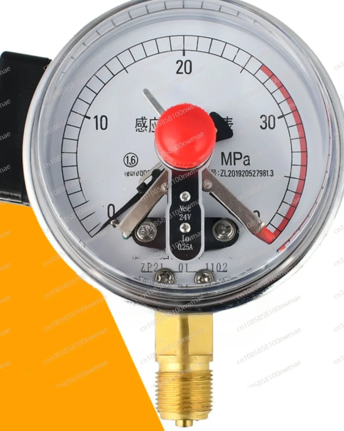 YXCHK100 Induction Switch Electric Contact Pressure Gauge for Filter Press