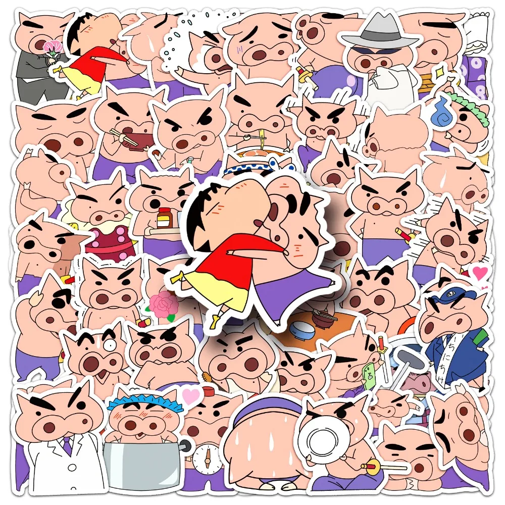 50 szt. Naklejek Kawaii Buriburizaemon Graffiti na Walizkę, Artykuły Papiernicze, Laptop, Komputer, Gitarę, Telefon Komórkowy, DIY Dekoracje