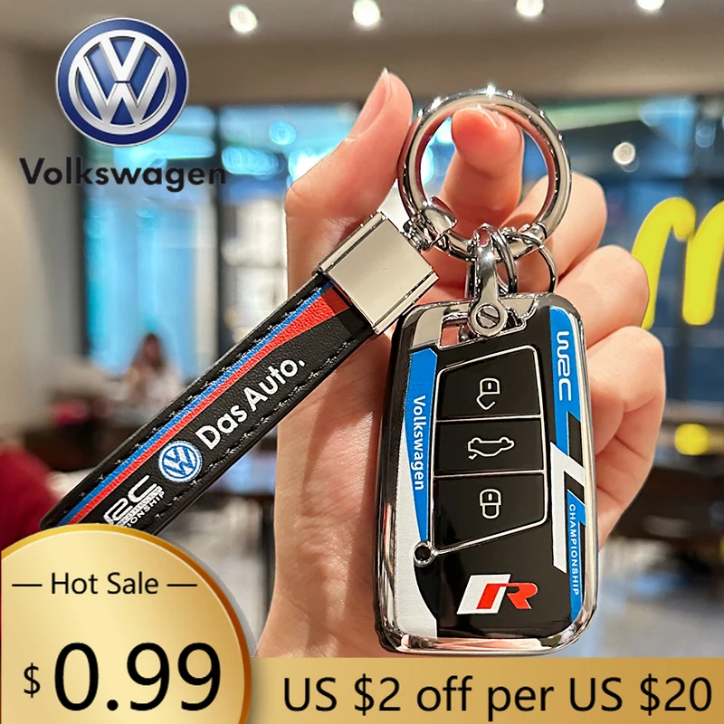 

Чехол-накладка для смарт-ключа с 3 кнопками для VW Volkswagen Jetta MK5, Golf, Passat B8, CC, Arteon, Magotan