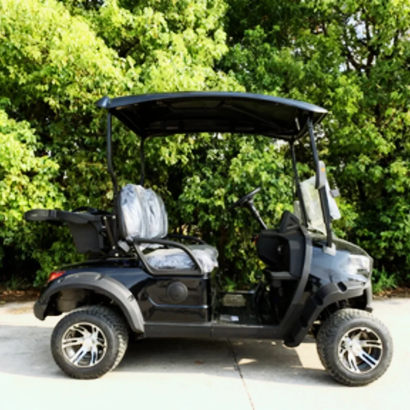 Factory Outlet 4 Seater Lithium Battery Folding Electric Golf Carts With CE Certificate Electric Golf Cart Free Custom Color