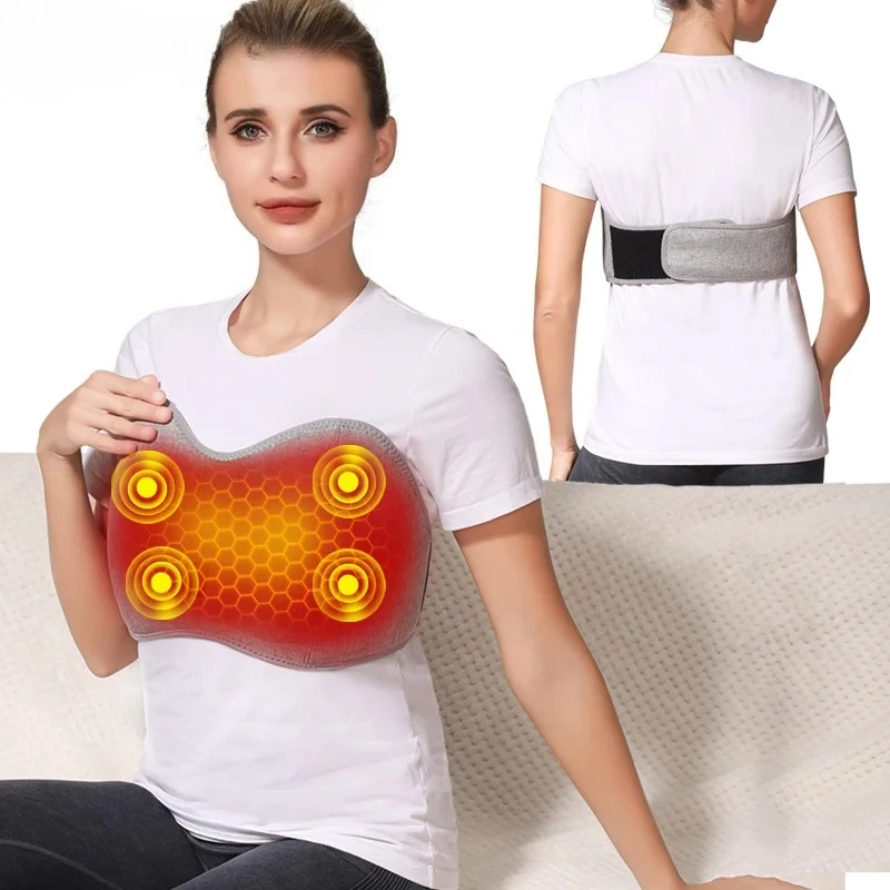 

Women Red Light Heating Chest Support Promotes Breast Blood Circulation Relieves Pain Clears Mammary Glands Breast Massager