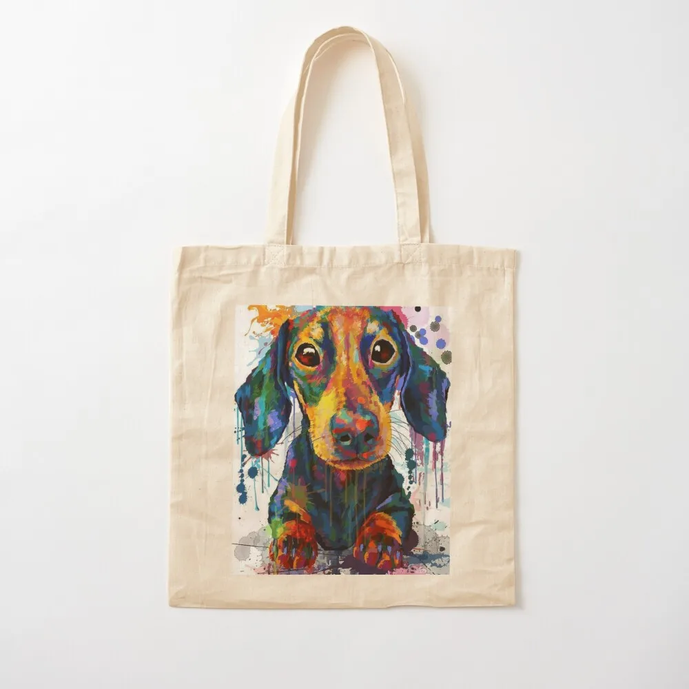 

Dachshund Dog Art Tote Bag personalized tote Women's tote bag