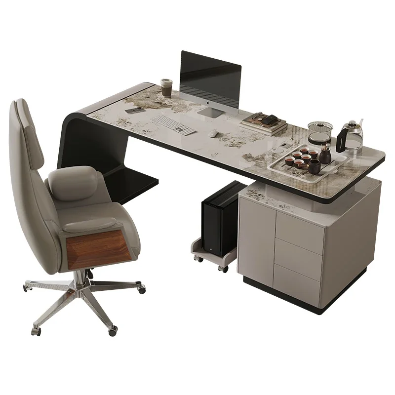 Student Work Office Table Writing Conference Desktop Adjustable Height Desk Filing Cabinets Escritorio Oficina Furniture Desk