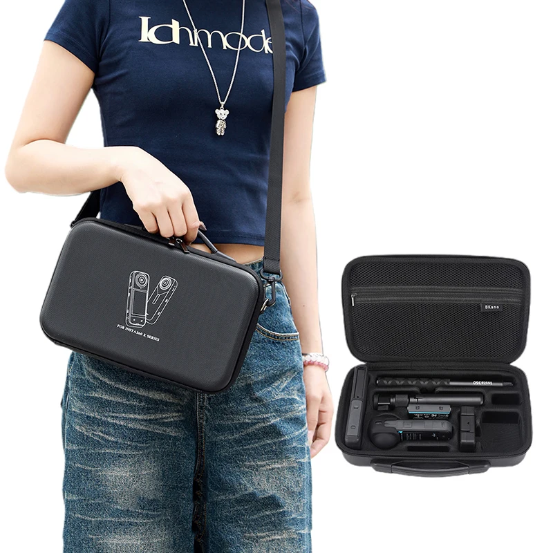 New【Box For Insta360 X5 X4 Camera Carrying Case Portable Storage Bag Protective Case For Insta360 X4 Action Camera Accessories】