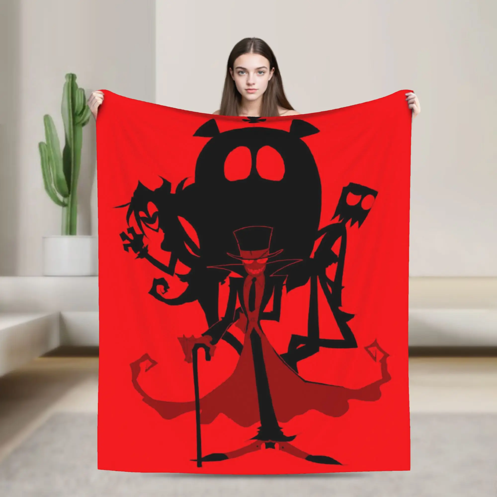 Cozy Villainous Comdy Blanket Merch Sofa Decorative  Blanket Throw Super Warm Fleece for Travel