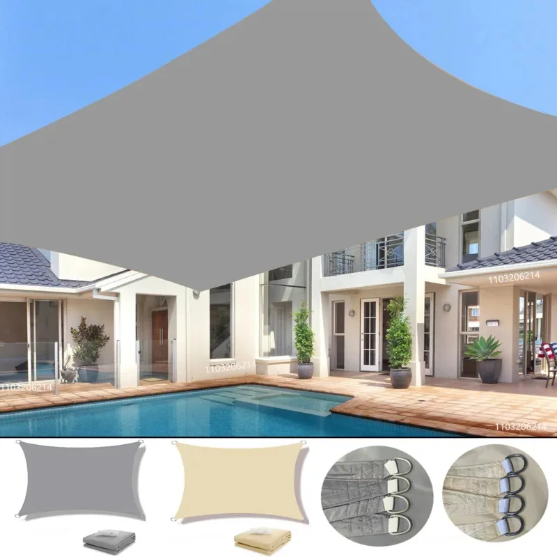 

Outdoor Courtyard Sun Protection Heat Insulation Cloth Home Garden Car Swimming Pool UV Protection Camp Large-sized Sunshade